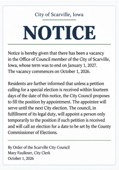 Notice